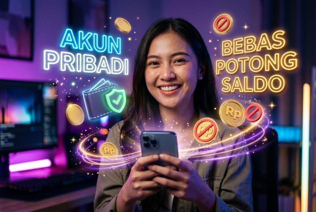Aktif di Akun Pribadi & Bebas Potong Saldo
